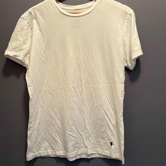 Polo Ralph Lauren Men's Slim Fit White T-Shirt Size L Short Sleeve - Picture 1 of 6